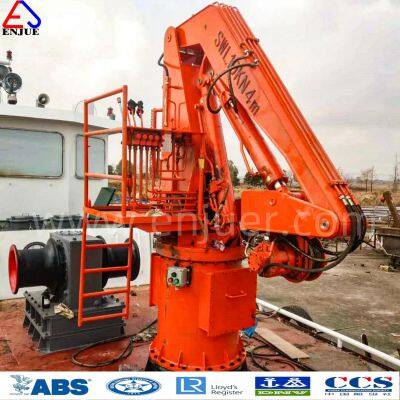High Quality Marine Hydraulic Telescopic and Knuckle Boom Deck Ship Vessel Yachnt Crane photo-5