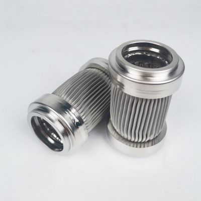 Stainless steel filter element for pressure vessel high viscosity corrosive chemical liquid filtration RT-042