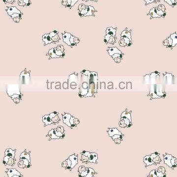 High Quality Satin Weave Printing Bamboo Fiber Bedding Fabrics photo-6