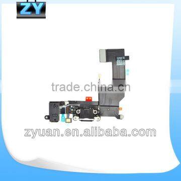 For iPhone 5S Dock Connector Flex Cable BLACK