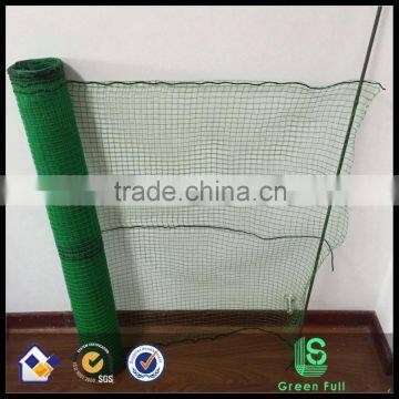17x17mm mesh size 1x200m trellis net anti wild animal fence screening net with black line for installing