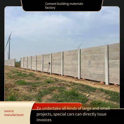 Предварительно изготовленные панели бетонного забора, сборные барьеры из предварительно изготовленного цемента для строительных площадок, ограждения земель в сельской строительстве, изоляционные заборы