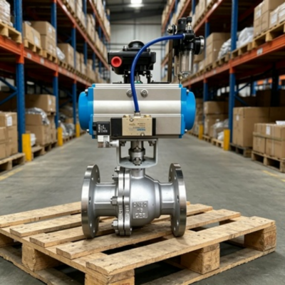 DIN Standard Ball Valve With 90° Rotation and 100,000 Cycle Durability