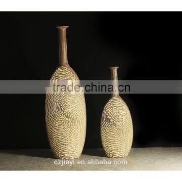 Hot high-grade wood resin vases Chinese wild European modern minimalist home decor gifts