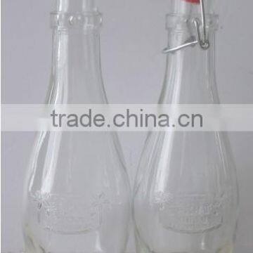 350ml swing top glass bottle for beverage or liquor