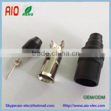 4 piece design Crimp type F Quick male plug end Connectors for TV antenna