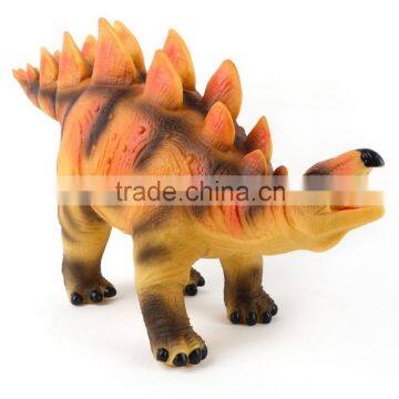 Amazing Wild Animal Dinosaur Toys Vinyl 22'' Stegosaurus Toy For Children X038 photo-4