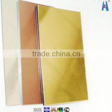 hot sale mirrored aluminium panel exterior wall panels