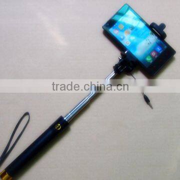 Battery Free Folding Mini Selfie Stick 2015 Extendable Cable Control (No Battery No Bluetooth) Taking Pole for Travel photo-2