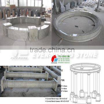 Stone Garden Gazebo Pavilion Garden Stone Column Pergola