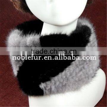 2015 new trend mink fur winter man neckerchief\simple style scarf