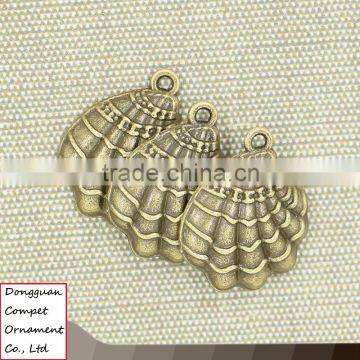 Wholesale Zinc Alloy Diy Accessories Fine Arts and Scallops Pendant photo-3