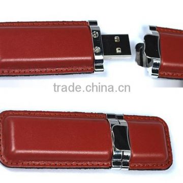 Popular Leather USB Pendrive 2.0 16gb USB Flash Drive