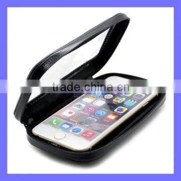 Waterproof Rotating Bicycle Motor Bike Handle Bar Pouch Holder Case For Mobile Phone