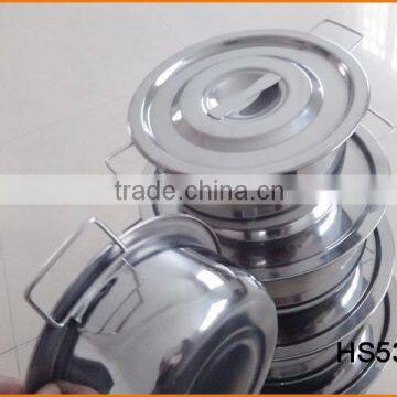 HS539 10pcs Stainless Steel Thailand Style Pot photo-2