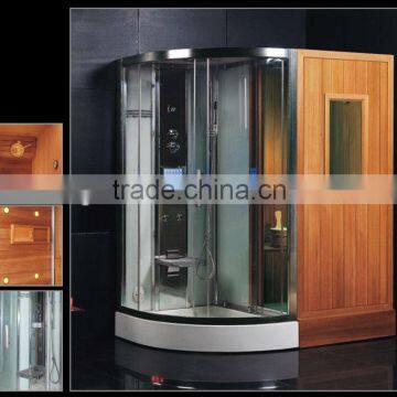 sanua room with steam shower