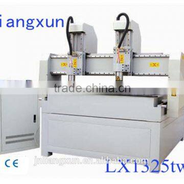 double -heads CNC& laser machine for MDF/wooden plate/veneer/wood/application/PVC