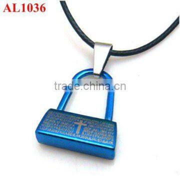 AL1036 Latest lady blue handbag charm necklace wholesale