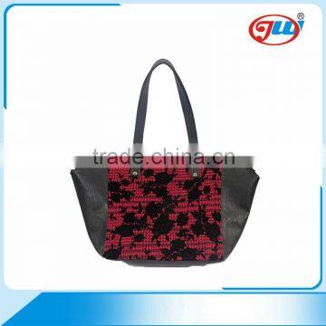 Cheap and light leisure or shopping women handbag