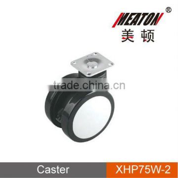 Plate caster wheel