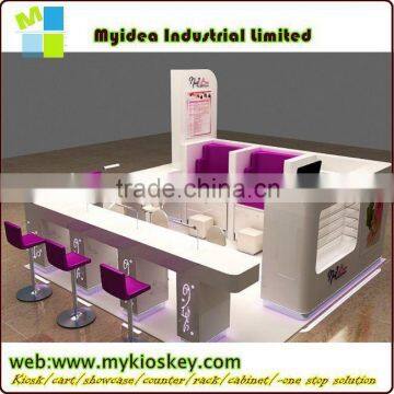 Salon nail table/nail polish table/red nail manicure table