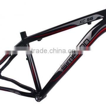 alloy Mountain bike frame XC56 BK+sliver