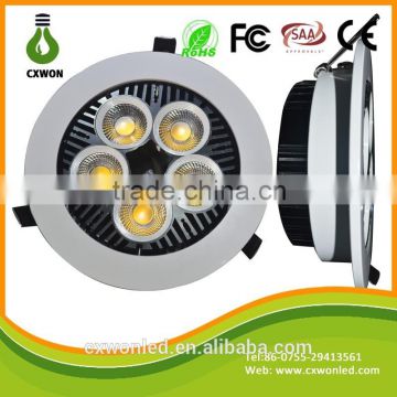 Round Recessed Ultra Slim cob 6 Inch High Power Ip44 Led Downlight 25W Dimmable