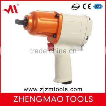 1/2" air impact wrench with twin hammer