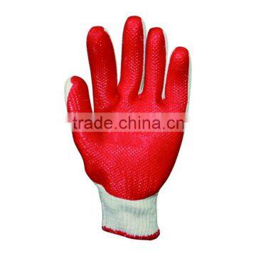 Red PVC Coated Glove