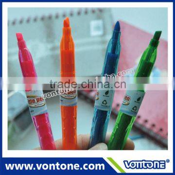 2014 NEW STYLE highlighter PET bottle pen