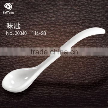 Colorful plastic melamine mini dessert spoon