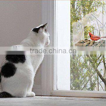 Clear Custom Acrylic Bird Feeder House Window Sliding Feed Tray Quality Choice Most Popular