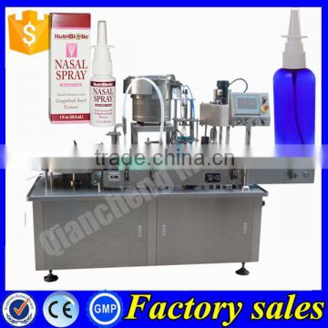 Trade assurance auto nasal spray filler capper machine 50ml