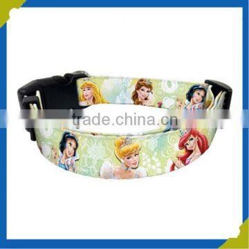 custom pretty cartoon adjustable durable pet dog collar