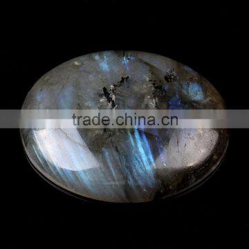 Wholesale Labradorite Crystal Healing Beautiful Worry Stone Gemstone Gem Bead Drilled for Jewelry