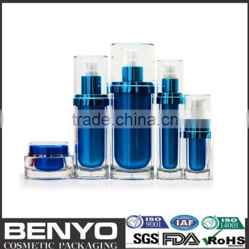 cosmetic using nice design oval shape acrylic jars wholesale