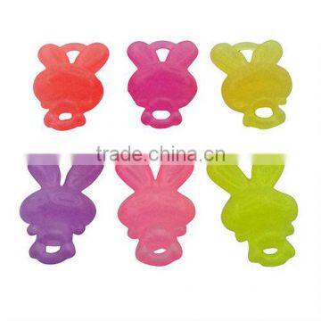 wholesalecheap loose frosted acrylic rabbit beads