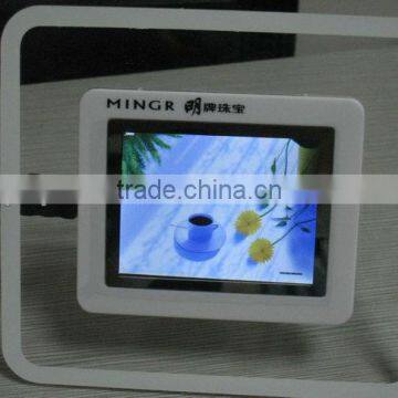 Cheapest single function 2.4"digital photo frame in square/2013 digital frame with cure shape