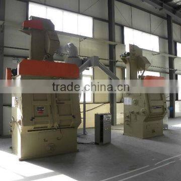 1Q32 high quality Rubber Belt Type Wheel Blasting Machine
