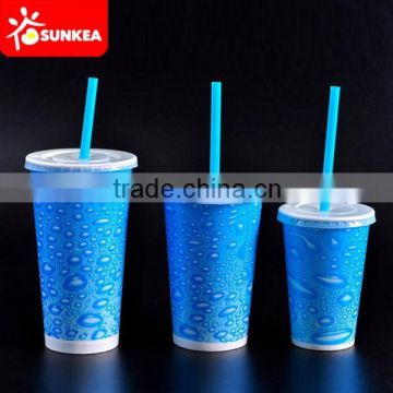 Wholesale 12oz cold paper cups with double PE coating ,paper cold drink cups in China