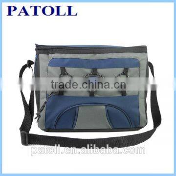 Fashionable cheap portable cooler bag,insulated round cooler bag or beer can cooler bag