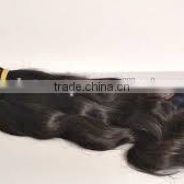 Natural Color Indian Temple Raw Virgin Hair bulk