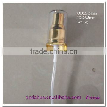 sprayer pump with gold plating for perfume bottle                        
                                                Quality Choice