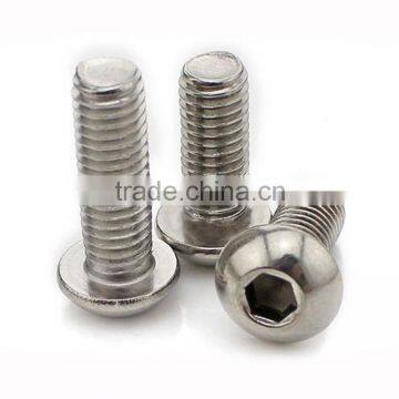 Pan Head Hex Socket Screw Stainless Steel Round Head Hex Socket