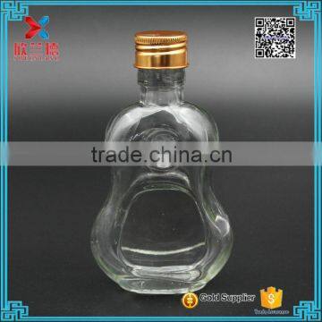 4oz calabash shaped glass wine bottle for alcohol drink wholesale