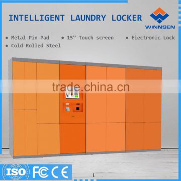 Customized cabinet laundry locker with smart system