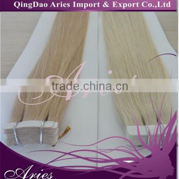 16 Inch Color Long 27 Dark Blonde Tape in Premium Remy Human Hair Extensions_