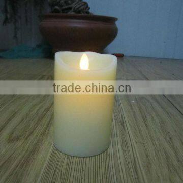 D75*H100 130 150mm 3 Swinging Real Wax Christmas Gift Led Candles Set photo-2