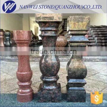 Tan Brown Granite Balcony Baluster Polished Granite Landscape Rail photo-3