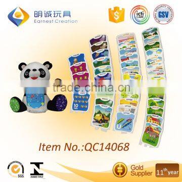 2016 attractive Educational learning bear with cards